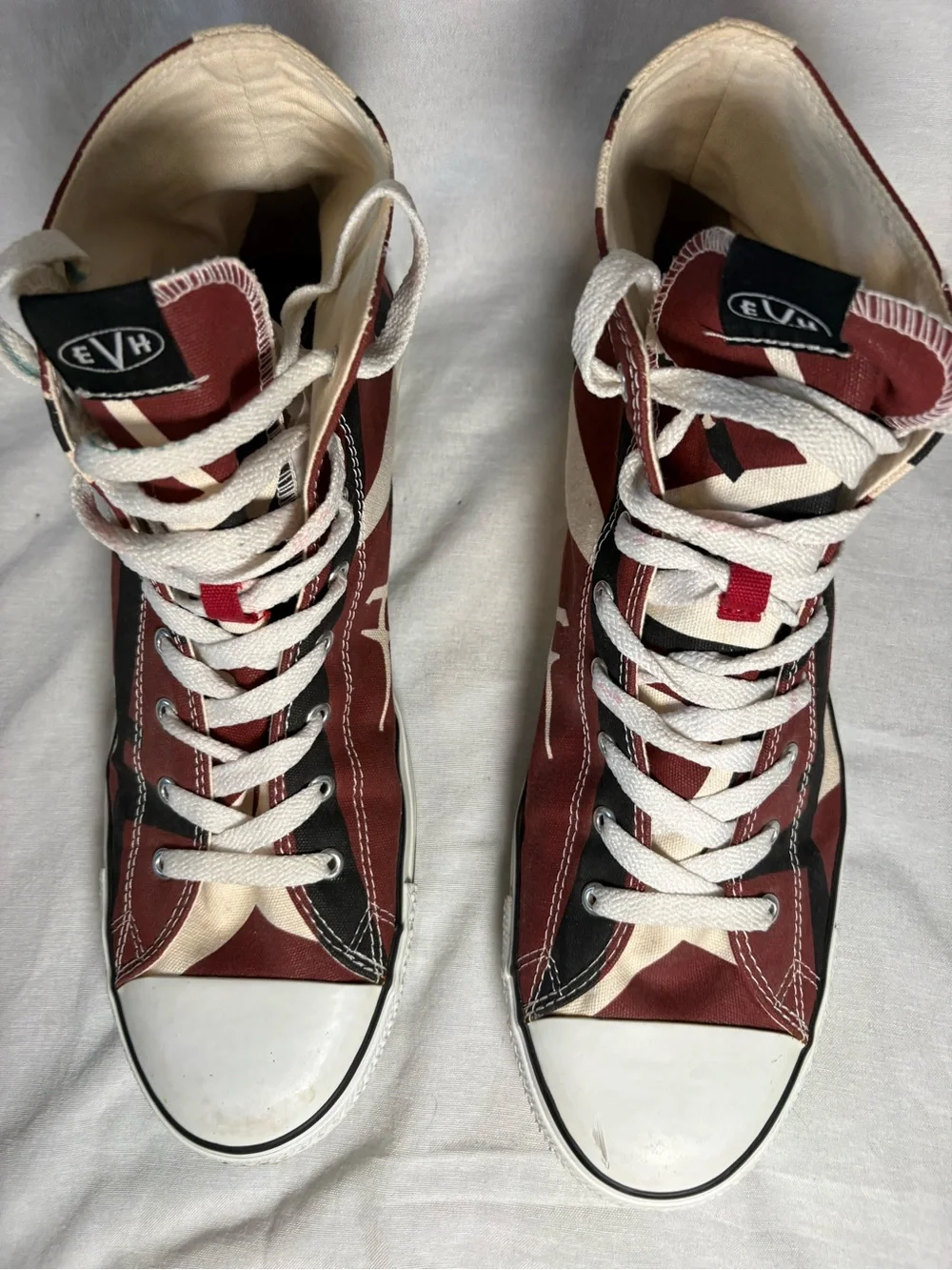 Eddie Van Halen EVH 5150 Frankenstein Stripe High Top Sneakers Men's (14) EV029